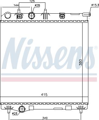 Nissens 694543 - Hladnjak, hladjenje motora www.molydon.hr