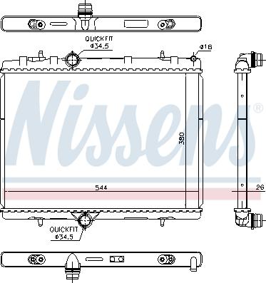 Nissens 636029 - Hladnjak, hladjenje motora www.molydon.hr