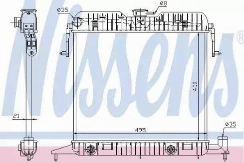 Nissens 63041 - Hladnjak, hladjenje motora www.molydon.hr