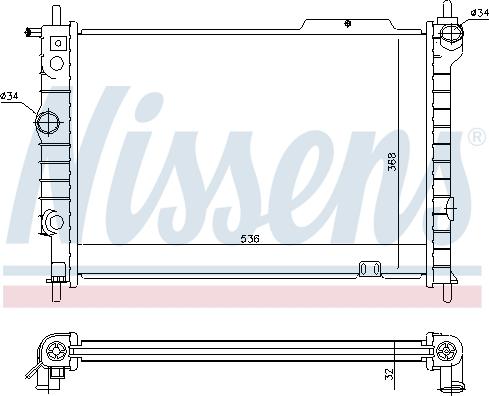 Nissens 694900 - Hladnjak, hladjenje motora www.molydon.hr