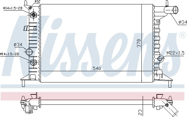 Nissens 630691 - Hladnjak, hladjenje motora www.molydon.hr