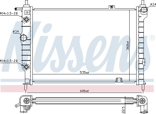 Nissens 690389 - Hladnjak, hladjenje motora www.molydon.hr