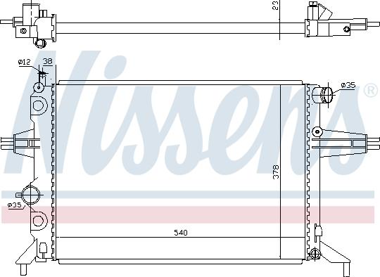 Nissens 699995 - Hladnjak, hladjenje motora www.molydon.hr