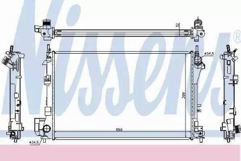 Nissens 63022 - Hladnjak, hladjenje motora www.molydon.hr