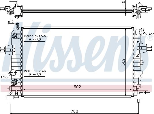 Nissens 699250 - Hladnjak, hladjenje motora www.molydon.hr