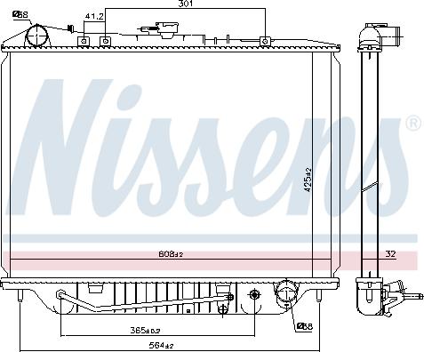 Nissens 63117 - Hladnjak, hladjenje motora www.molydon.hr