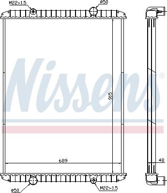 Nissens 638480 - Hladnjak, hladjenje motora www.molydon.hr