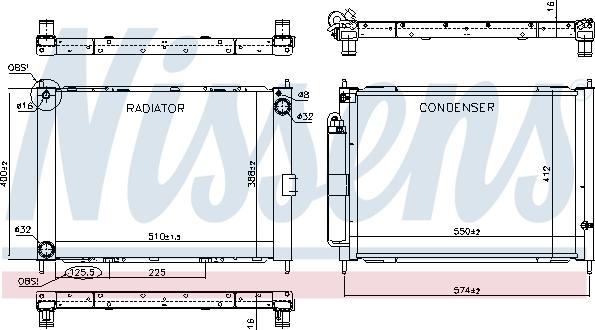 Nissens 637625 - Modul hladnjaka www.molydon.hr