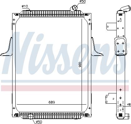 Nissens 637892 - Hladnjak, hladjenje motora www.molydon.hr