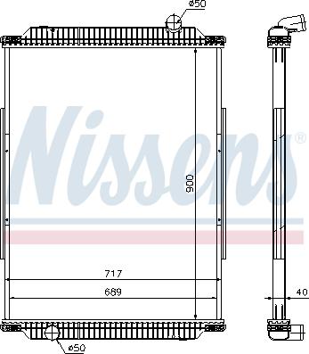 Nissens 637880 - Hladnjak, hladjenje motora www.molydon.hr