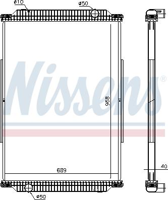 Nissens 637870 - Hladnjak, hladjenje motora www.molydon.hr