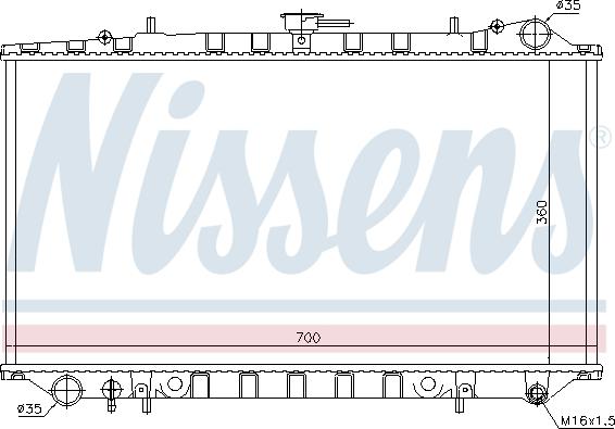 Nissens 62977 - Hladnjak, hladjenje motora www.molydon.hr