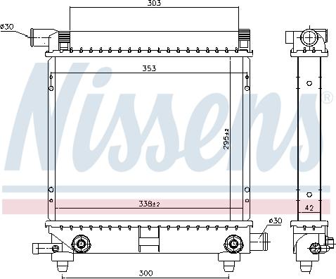 Nissens 62550 - Hladnjak, hladjenje motora www.molydon.hr