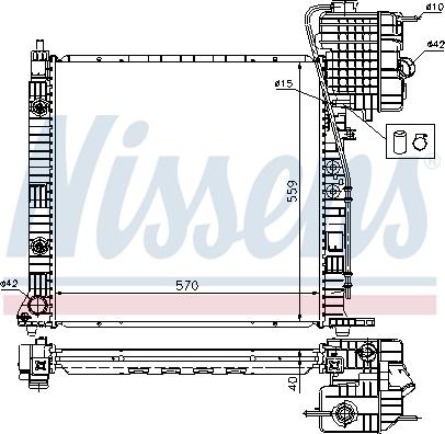 Nissens 62561A - Hladnjak, hladjenje motora www.molydon.hr