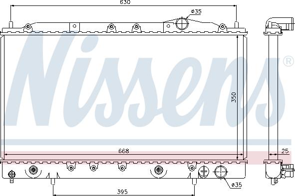 Nissens 62865 - Hladnjak, hladjenje motora www.molydon.hr