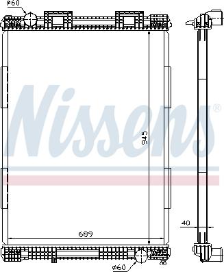 Nissens 628700 - Hladnjak, hladjenje motora www.molydon.hr