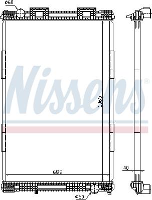 Nissens 628720 - Hladnjak, hladjenje motora www.molydon.hr