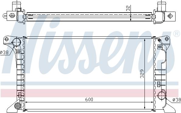 Nissens 62369A - Hladnjak, hladjenje motora www.molydon.hr