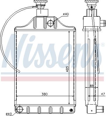 Nissens 62254 - Hladnjak, hladjenje motora www.molydon.hr