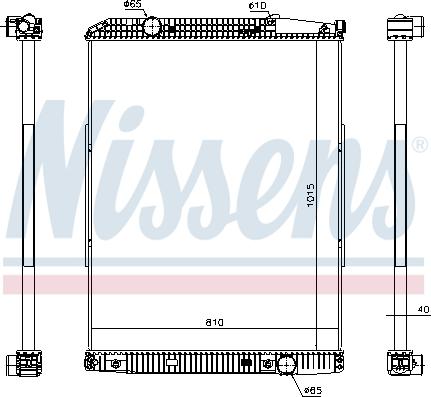 Nissens 627910 - Hladnjak, hladjenje motora www.molydon.hr