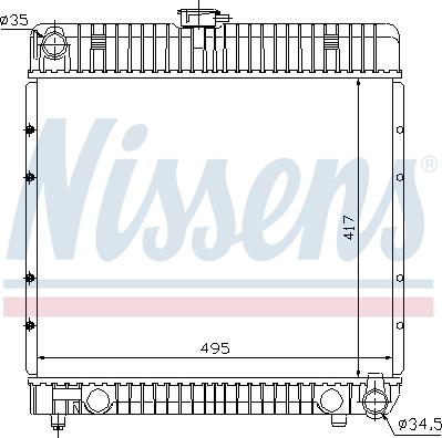 Nissens 62710 - Hladnjak, hladjenje motora www.molydon.hr