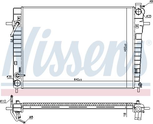 Nissens 675034 - Hladnjak, hladjenje motora www.molydon.hr