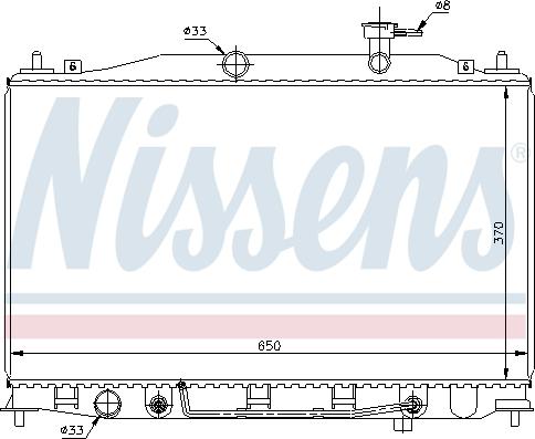 Nissens 67503 - Hladnjak, hladjenje motora www.molydon.hr