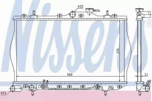 Nissens 67001 - Hladnjak, hladjenje motora www.molydon.hr