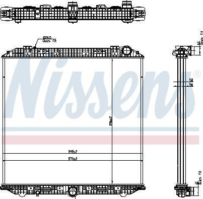 Nissens 671750 - Hladnjak, hladjenje motora www.molydon.hr