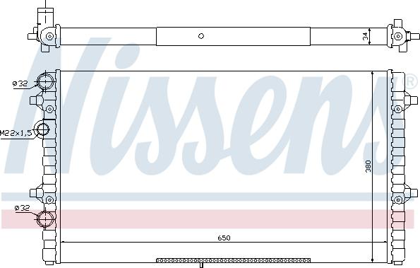 Nissens 67302 - Hladnjak, hladjenje motora www.molydon.hr