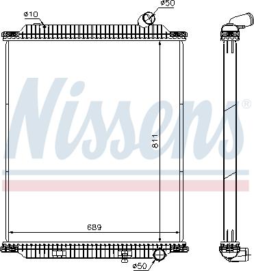 Nissens 672060 - Hladnjak, hladjenje motora www.molydon.hr