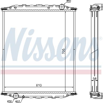 Nissens 672200 - Hladnjak, hladjenje motora www.molydon.hr