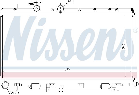 Nissens 67708 - Hladnjak, hladjenje motora www.molydon.hr