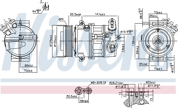 Nissens 89497 - Kompresor, klima-Uređaj www.molydon.hr