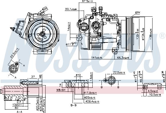 Nissens 89462 - Kompresor, klima-Uređaj www.molydon.hr