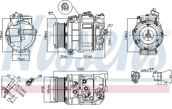 Nissens 89412 - Kompresor, klima-Uređaj www.molydon.hr