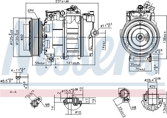 Nissens 89487 - Kompresor, klima-Uređaj www.molydon.hr