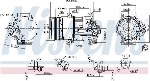 Nissens 89479 - Kompresor, klima-Uređaj www.molydon.hr