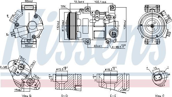 Nissens 89516 - Kompresor, klima-Uređaj www.molydon.hr