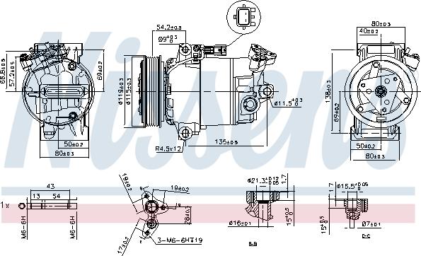 Nissens 89608 - Kompresor, klima-Uređaj www.molydon.hr