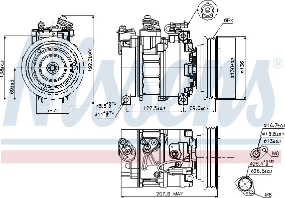 Nissens 89094 - Kompresor, klima-Uređaj www.molydon.hr