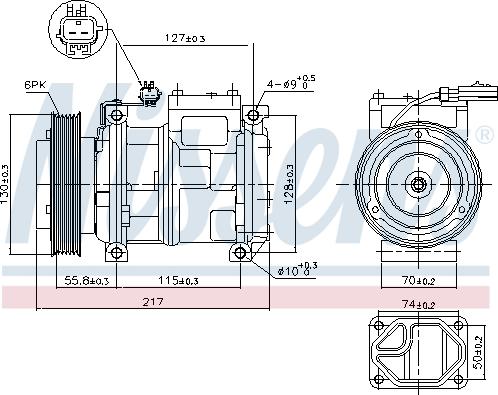 Nissens 89097 - Kompresor, klima-Uređaj www.molydon.hr