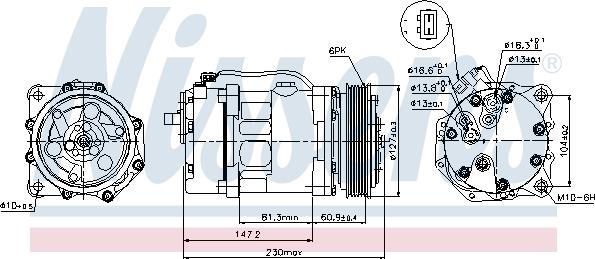 Nissens 89044 - Kompresor, klima-Uređaj www.molydon.hr