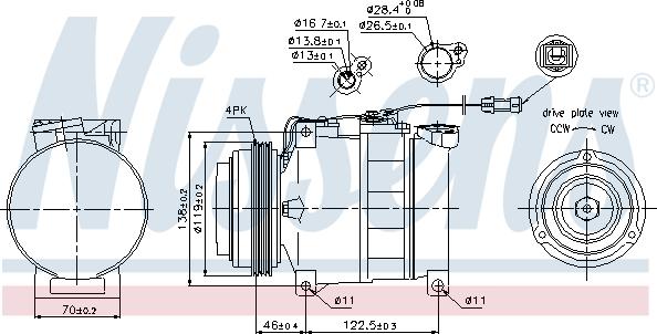 Nissens 89045 - Kompresor, klima-Uređaj www.molydon.hr