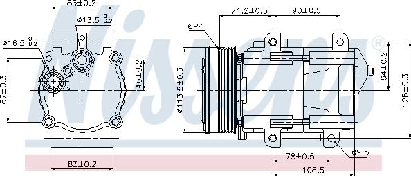 Nissens 89046 - Kompresor, klima-Uređaj www.molydon.hr