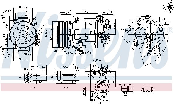 Nissens 890420 - Kompresor, klima-Uređaj www.molydon.hr