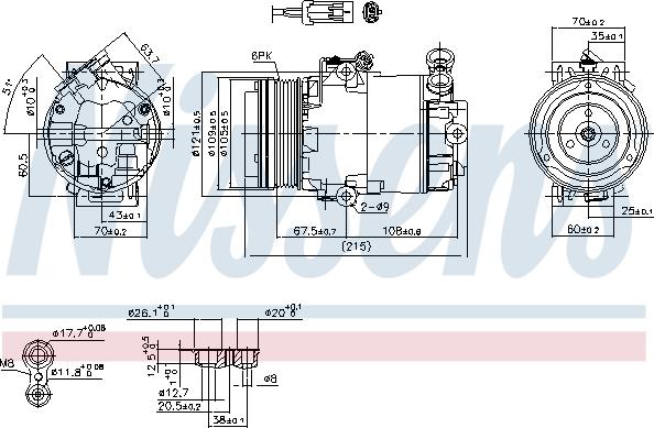 Nissens 89042 - Kompresor, klima-Uređaj www.molydon.hr