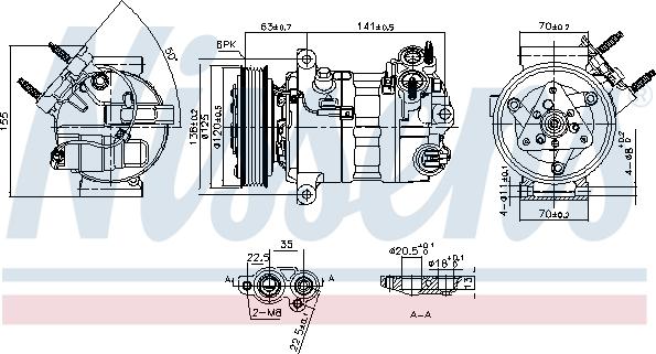 Nissens 890594 - Kompresor, klima-Uređaj www.molydon.hr