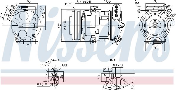 Nissens 890663 - Kompresor, klima-Uređaj www.molydon.hr