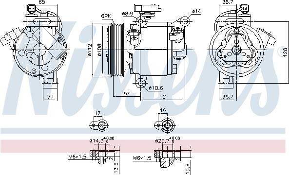 Nissens 890638 - Kompresor, klima-Uređaj www.molydon.hr